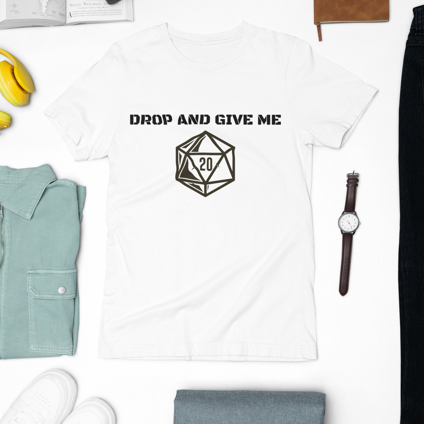 Drop and Give Me D20 Unisex T-Shirt