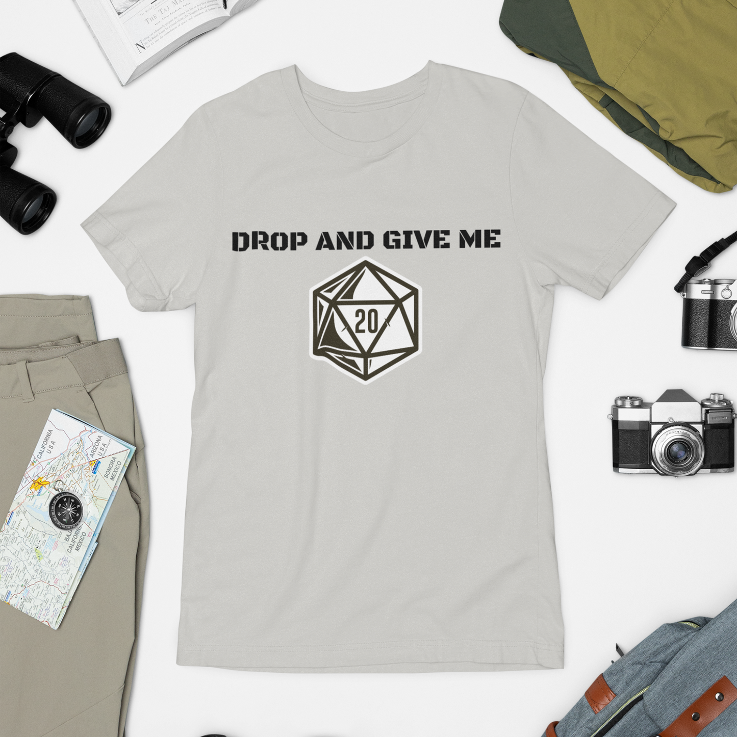 Drop and Give Me D20 Unisex T-Shirt