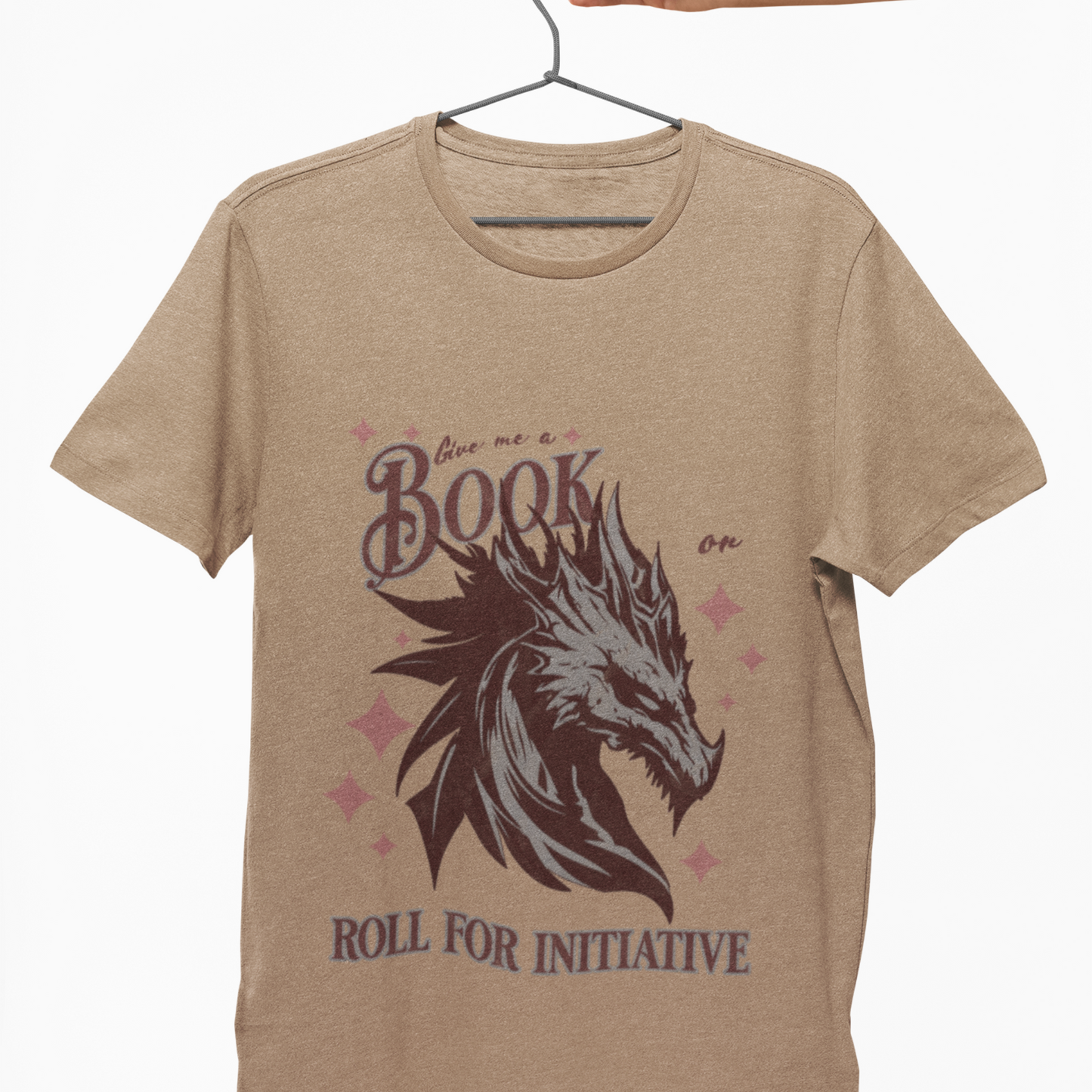 Book Dragon Roll for Initiative Unisex Tee