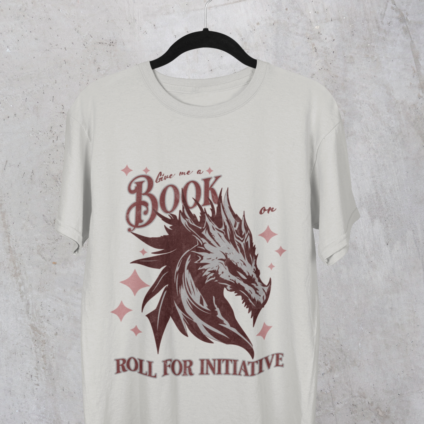 Book Dragon Roll for Initiative Unisex Tee