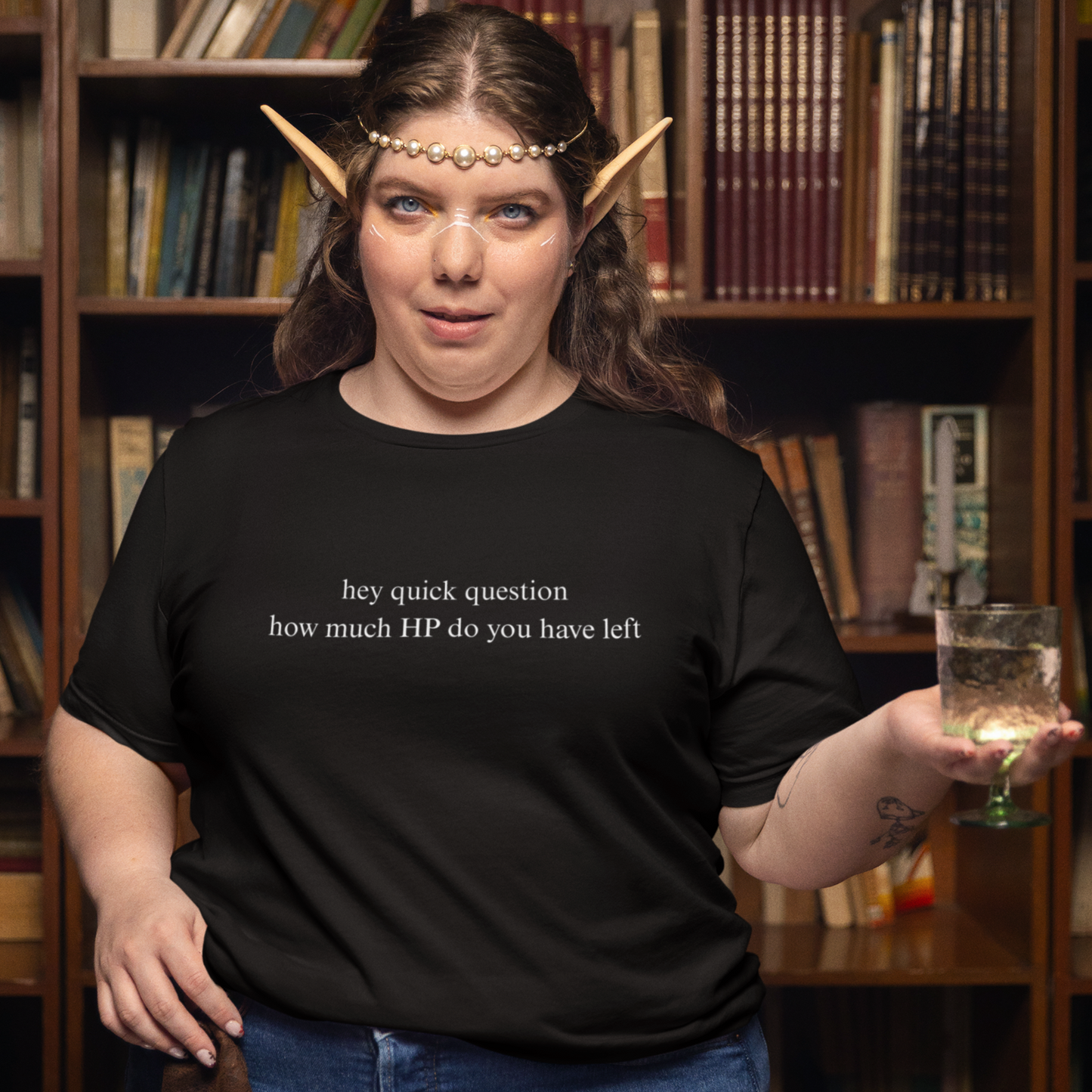 Hey Quick Question HP Unisex Tee