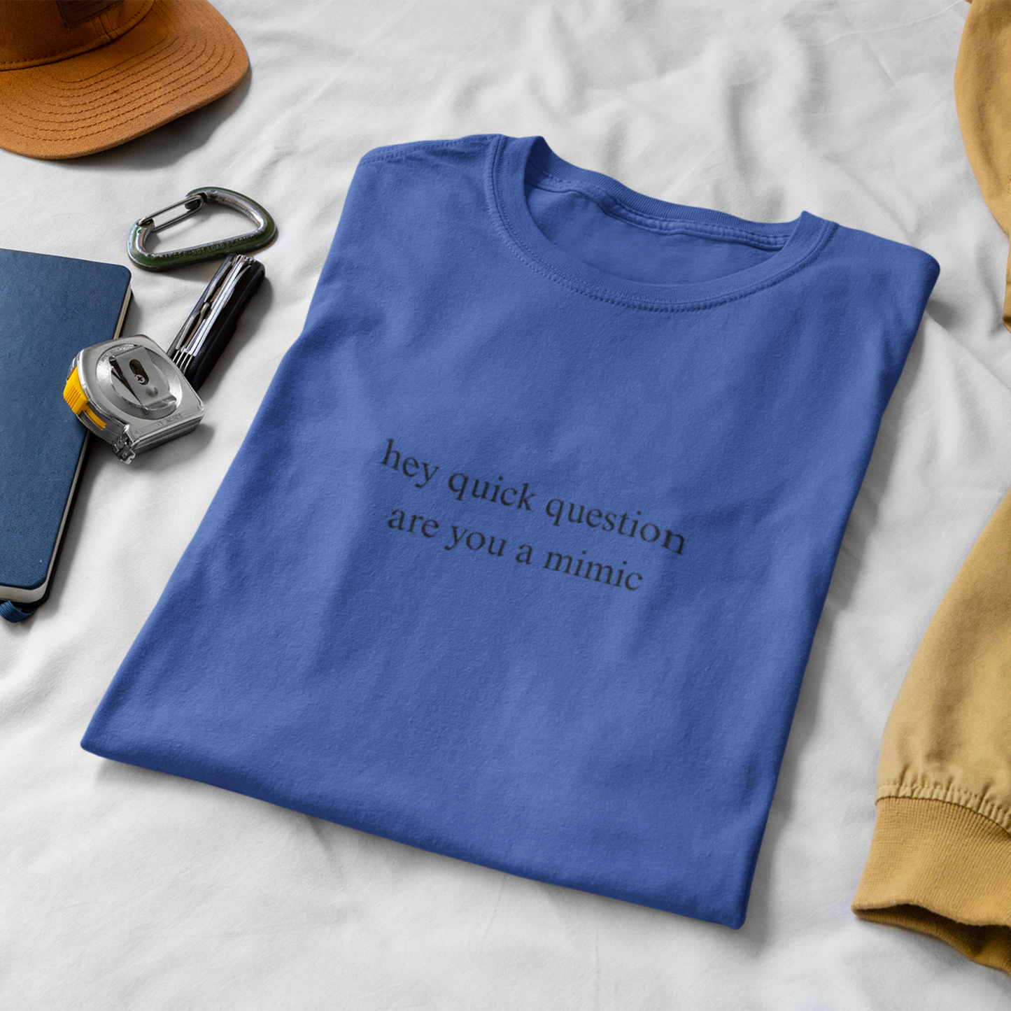 Hey Quick Question Mimic Unisex Tee