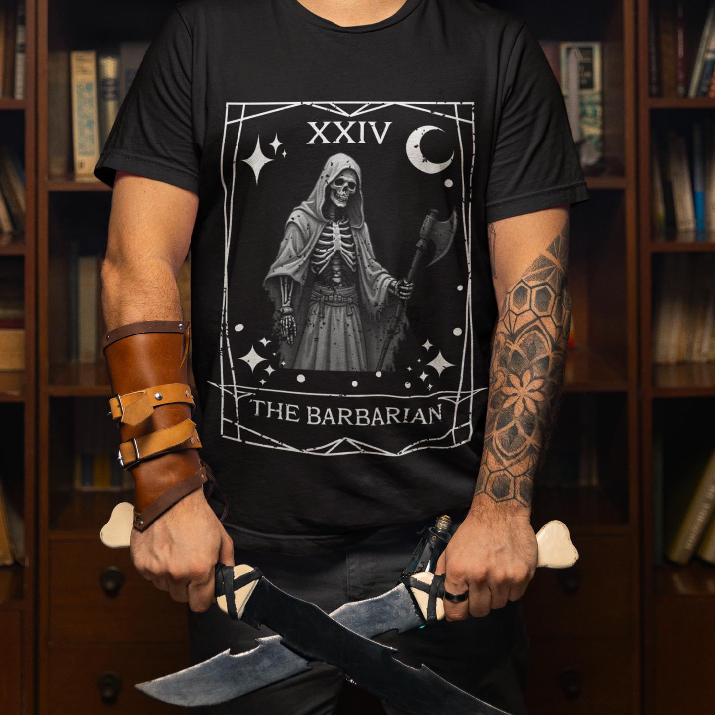 The Barbarian Tarot Unisex Tee