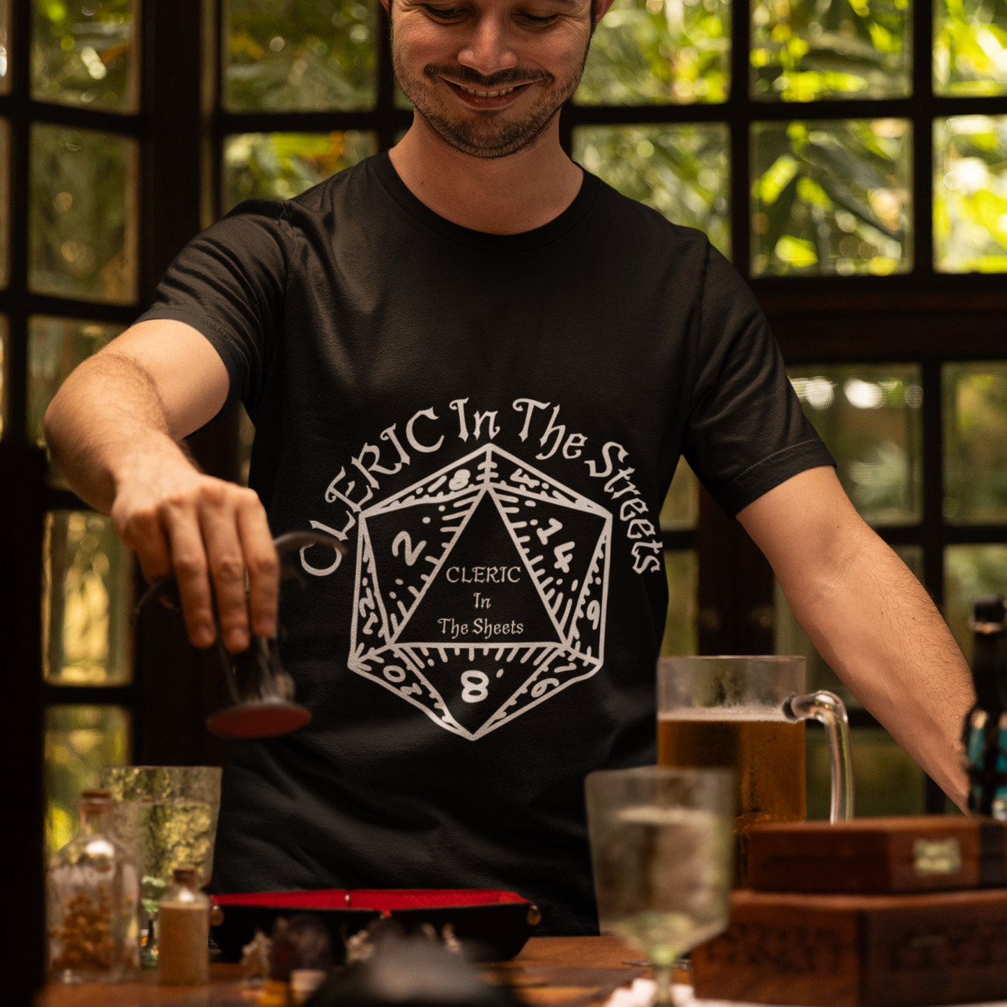 Cleric In The Streets, Cleric In The Sheets Unisex Tee