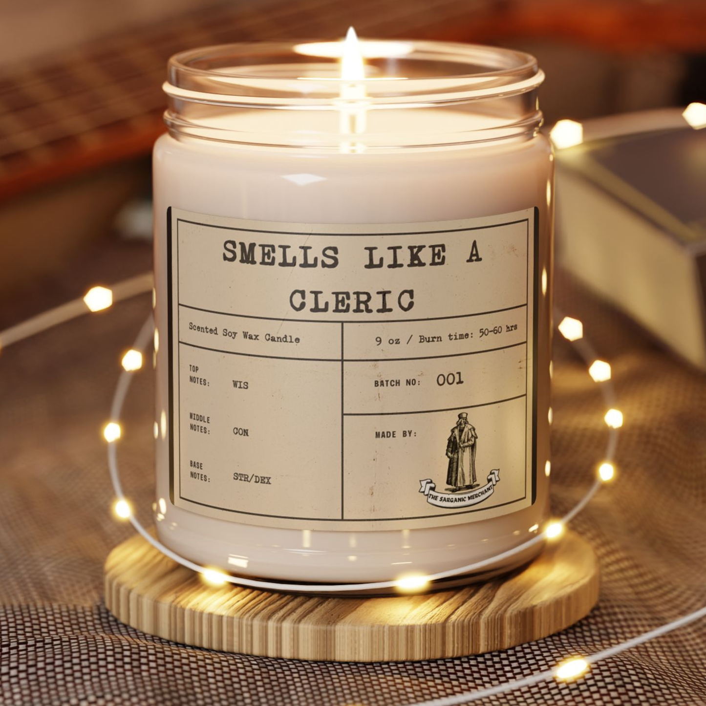 Cleric Scented Soy Candle