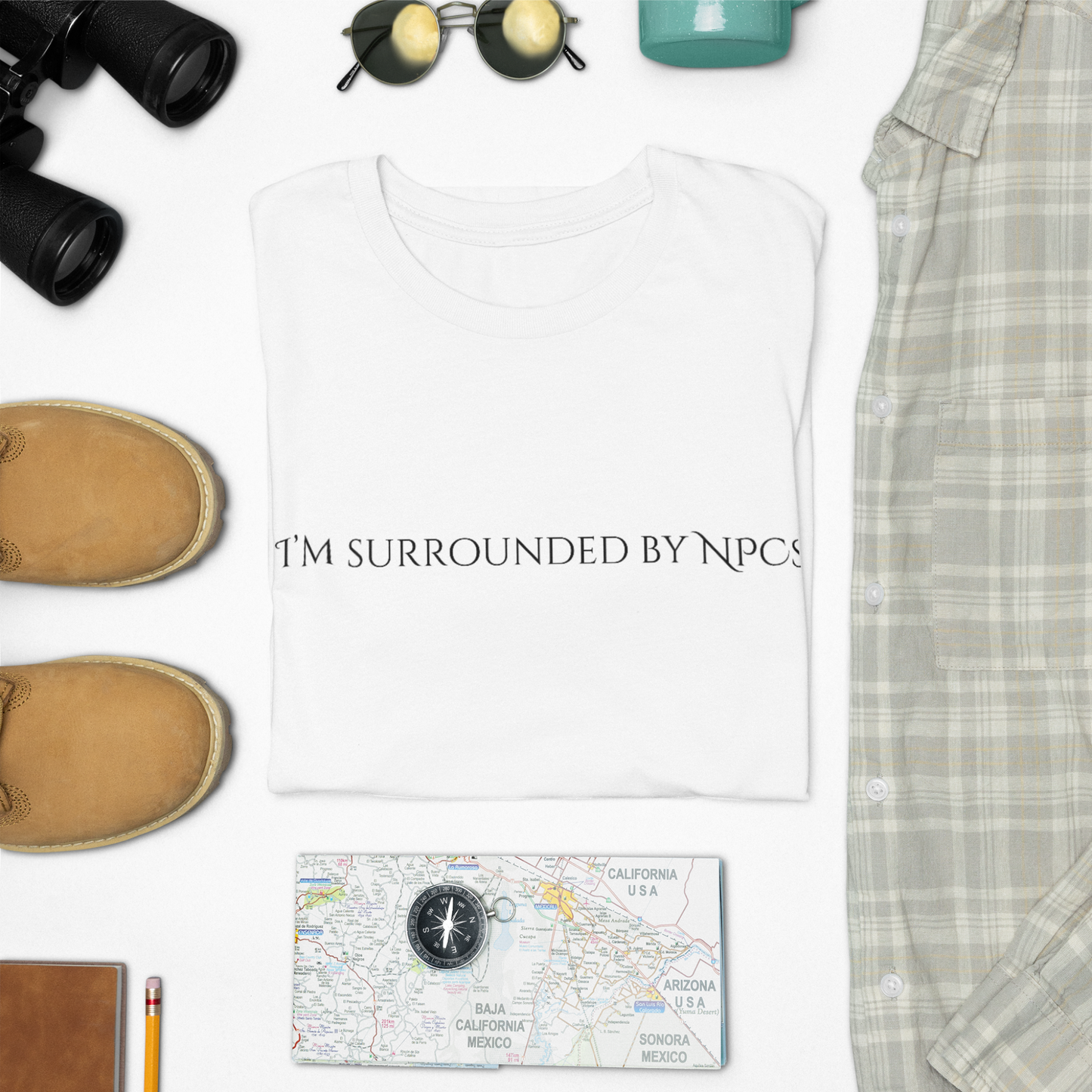 I'm Surrounded by NPCs Unisex Tee