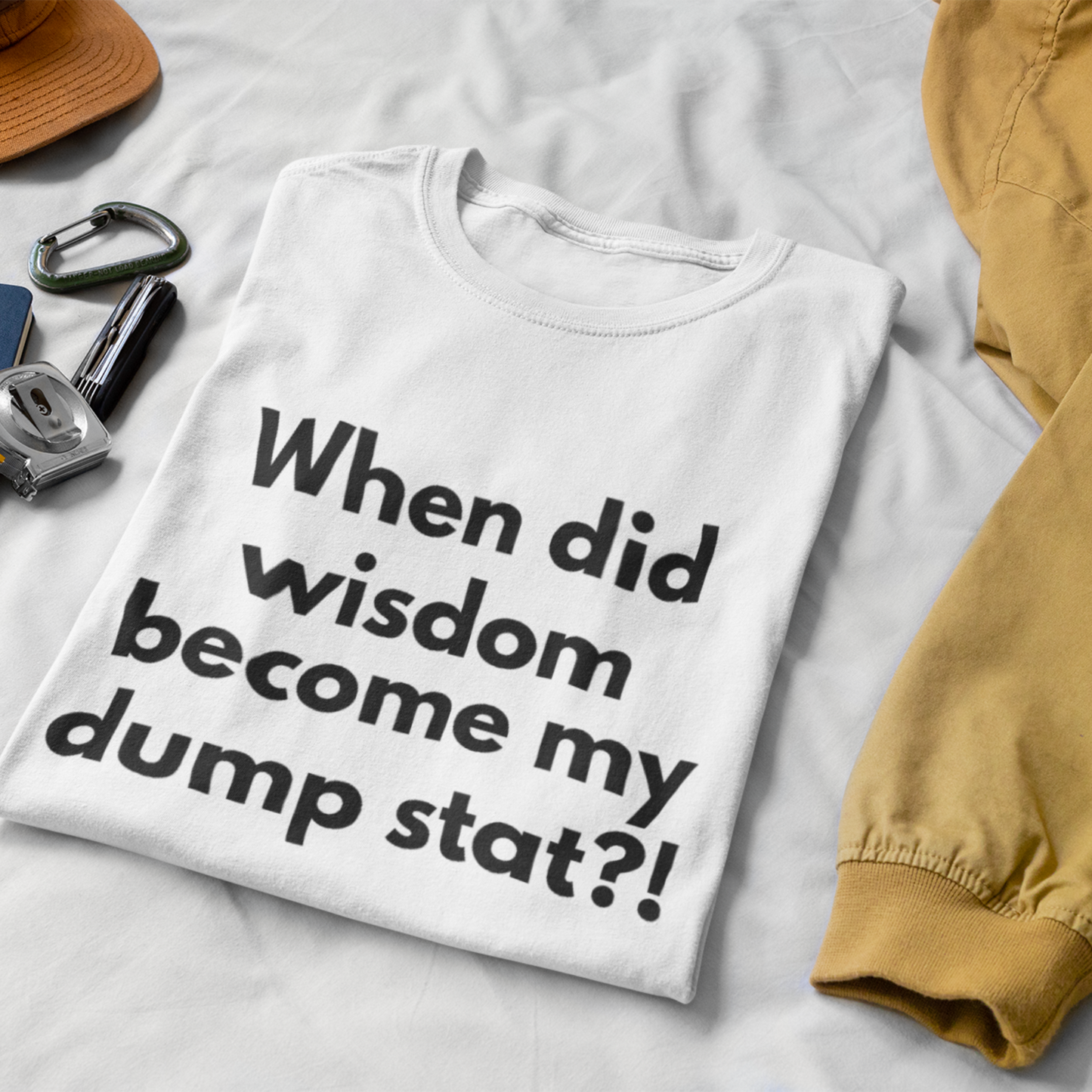 Wisdom Dump Stat Unisex T-Shirt