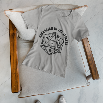 Barbarian In The Streets, Bard In The Sheets Unisex Tee