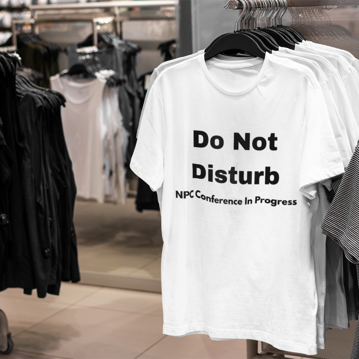 Do Not Disturb NPC Conference Unisex Tee