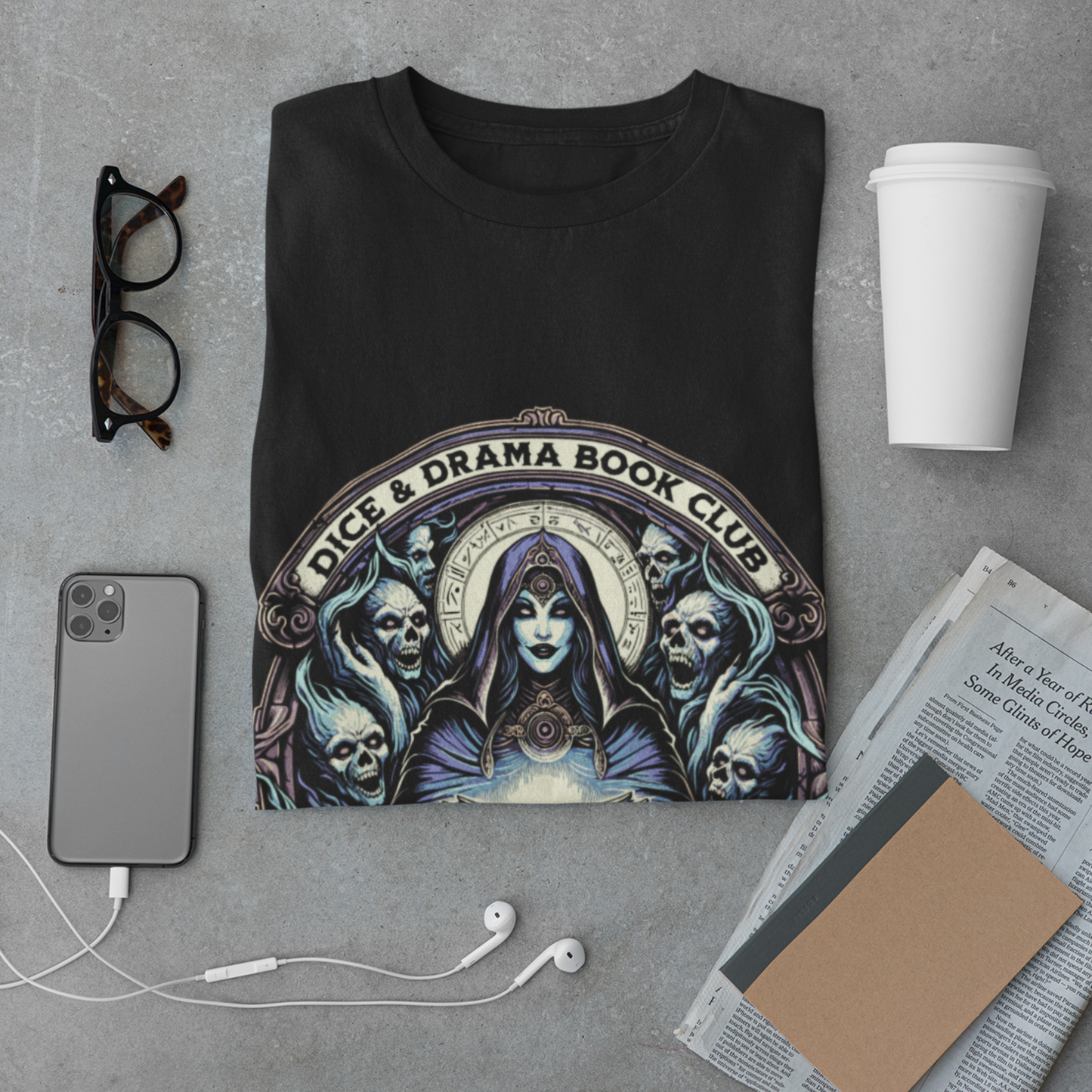 Dice & Drama Book Club Unisex Tee