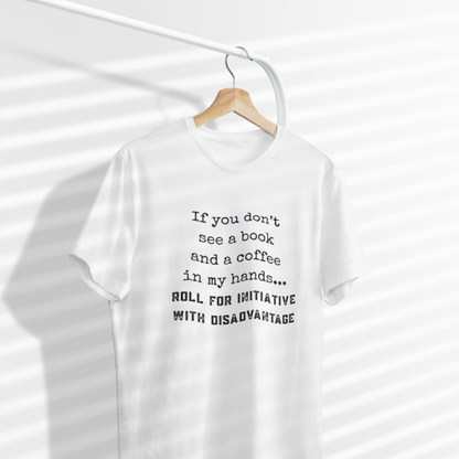 No Book And Coffee Roll For Initiative Unisex Tee