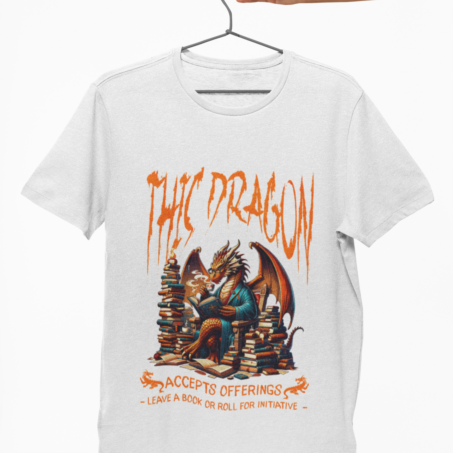 Offering To The Book Dragon Roll For Initiative Unisex Tee