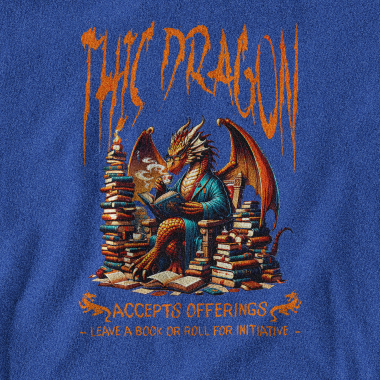 Offering To The Book Dragon Roll For Initiative Unisex Tee