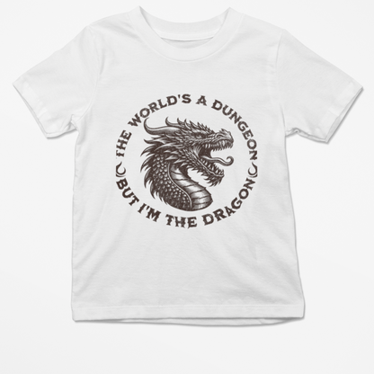 Worlds A Dungeon But Im The Dragon Unisex Tee