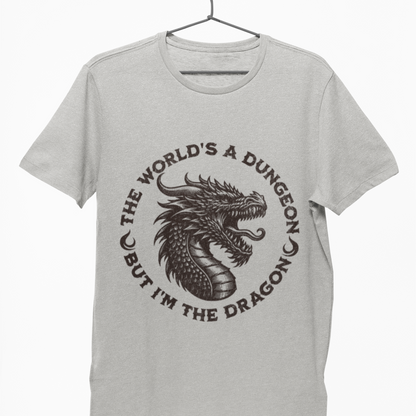 Worlds A Dungeon But Im The Dragon Unisex Tee