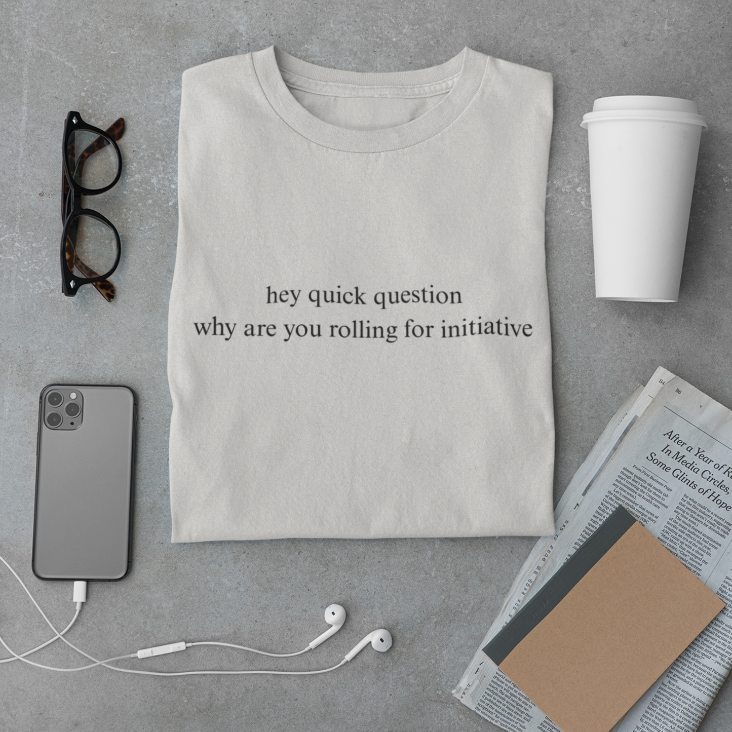 Hey Quick Question Initiative Unisex Tee