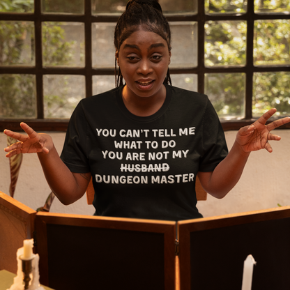 Not My Husband Dungeon Master Unisex Tee