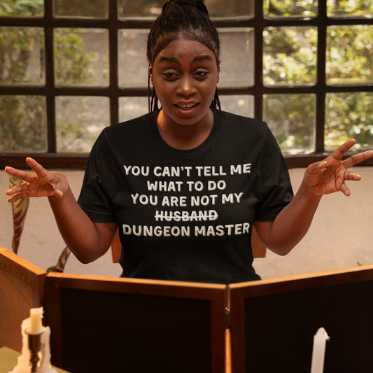 Not My Husband Dungeon Master Unisex Tee
