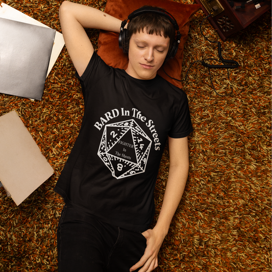 Bard In The Streets, Fighter In The Sheets Unisex Tee