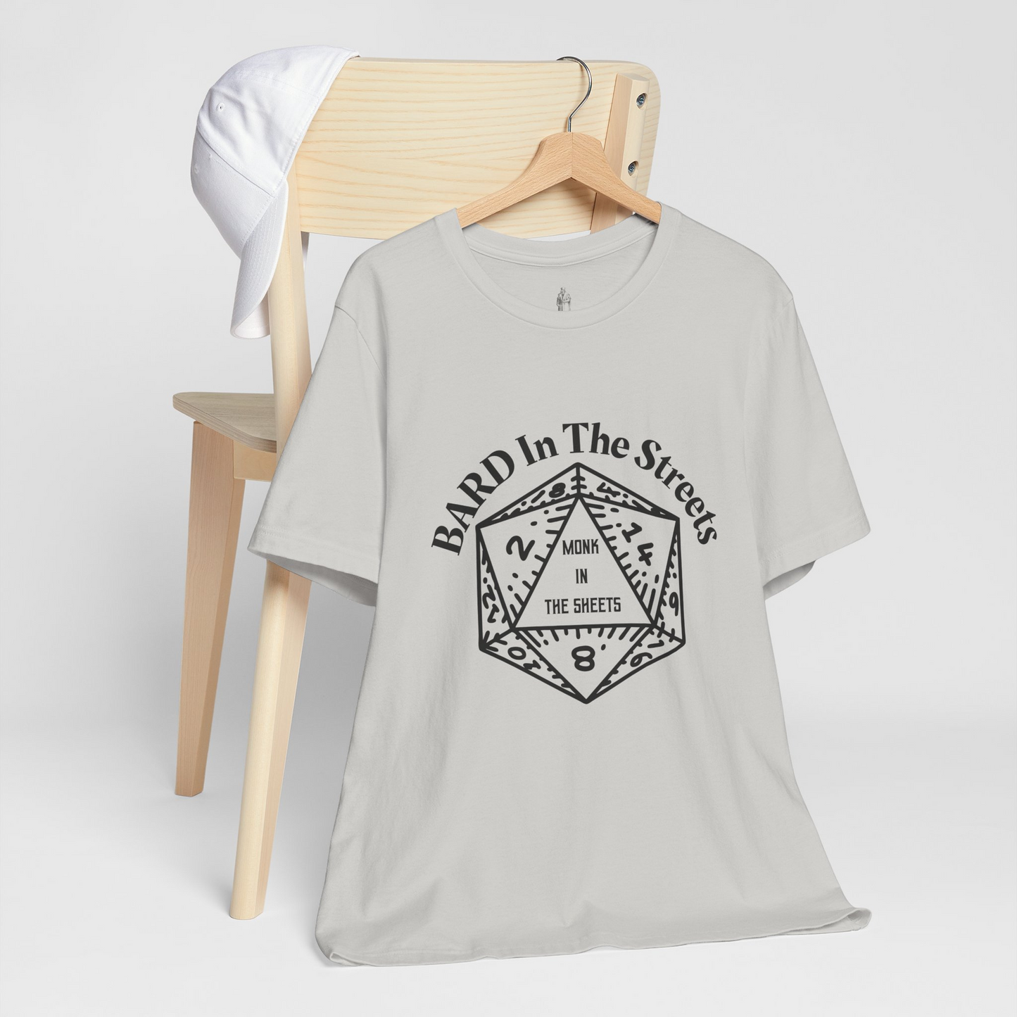 Bard In The Streets, Monk In The Sheets Unisex Tee