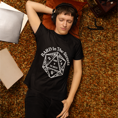 Bard In The Streets, Monk In The Sheets Unisex Tee