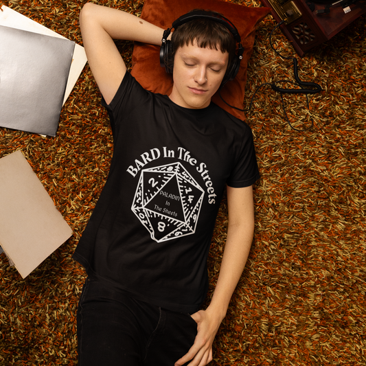 Bard In The Streets, Paladin In The Sheets Unisex Tee
