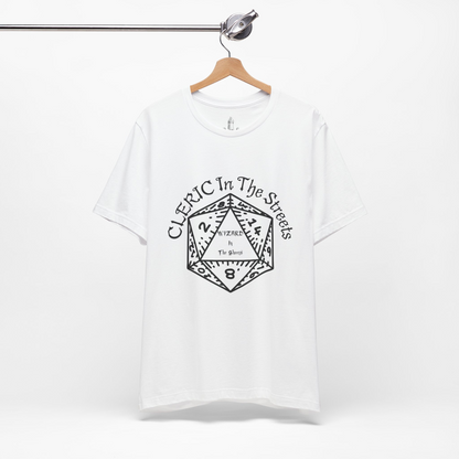 Cleric In The Streets, Wizard In The Sheets Unisex Tee