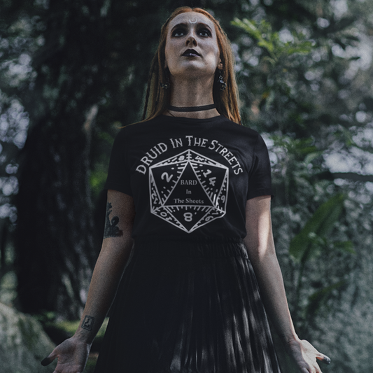 Druid In The Streets, Bard In The Sheets Unisex Tee
