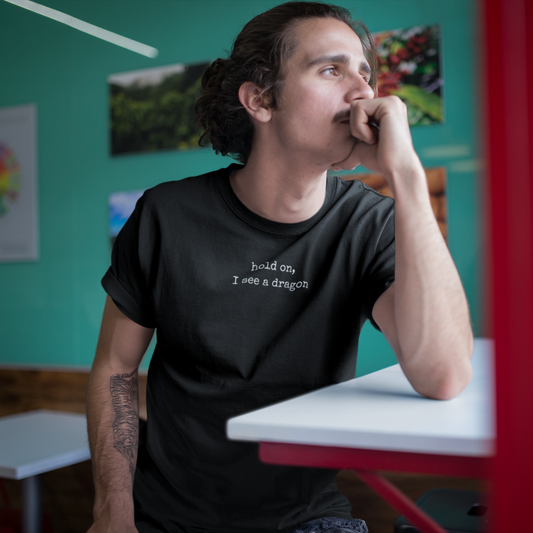 Hold On I See A Dragon Unisex Tee