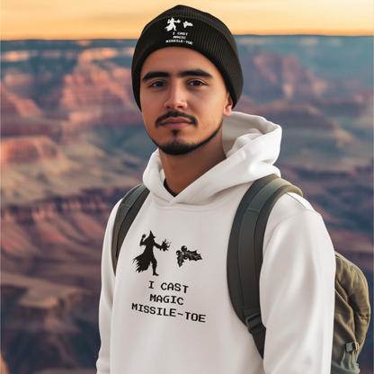 I Cast Magic Missile-Toe Black Beanie