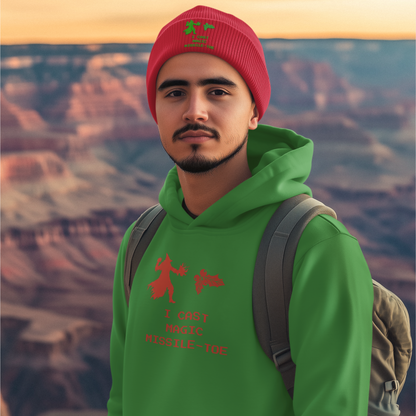 I Cast Magic Missile-Toe Red Beanie