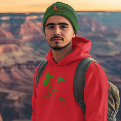 I Cast Magic Missile-Toe Green Beanie