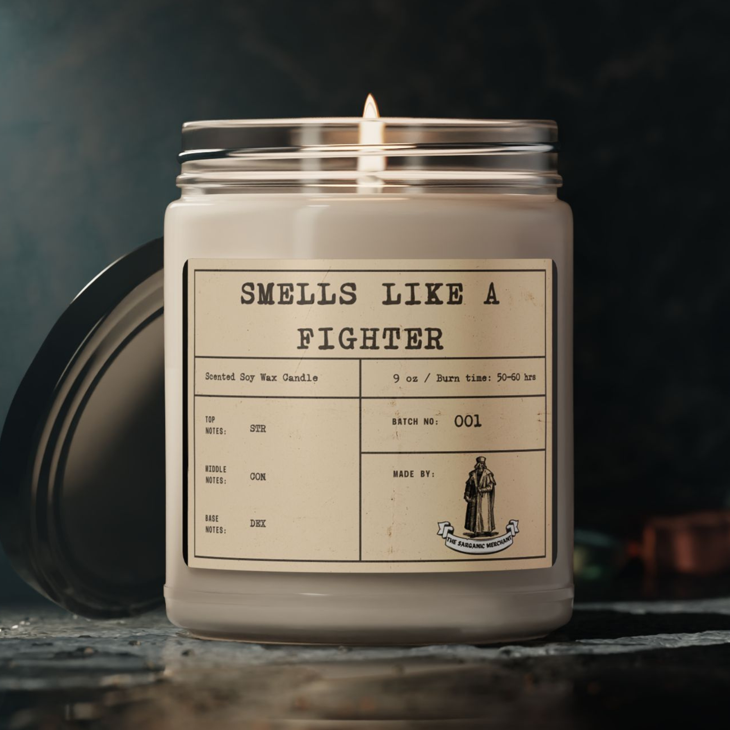 Fighter Scented Soy Candle