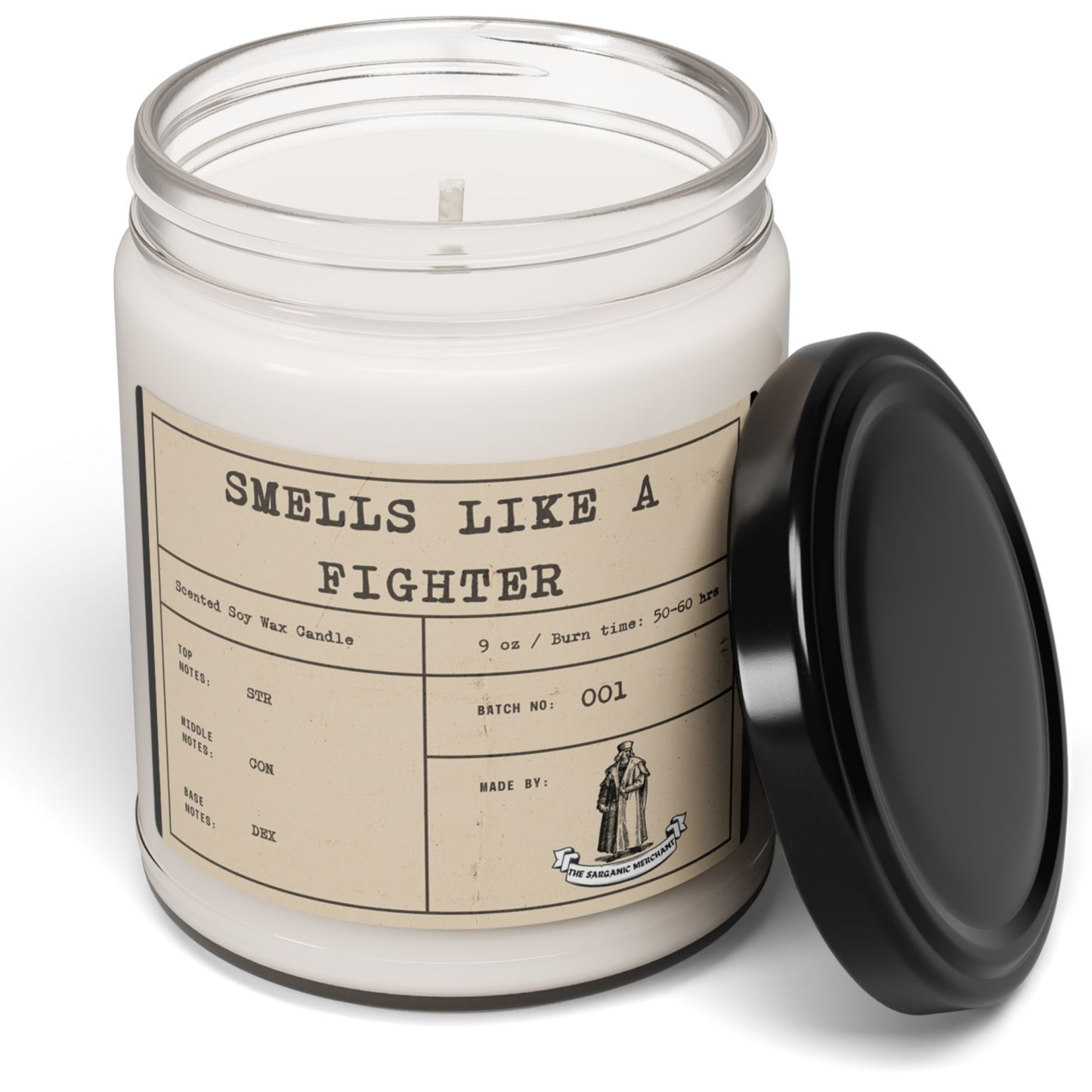 Fighter Scented Soy Candle