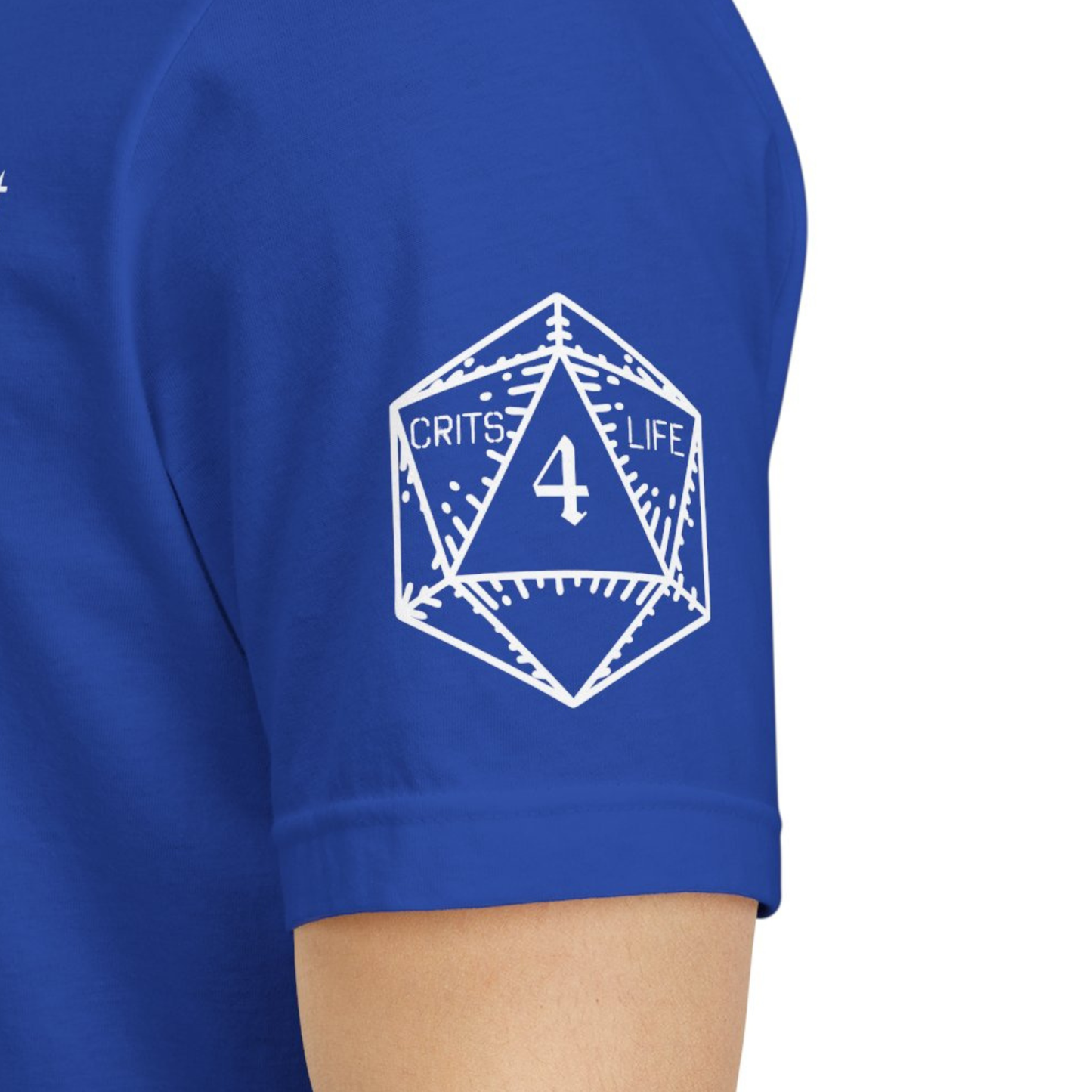 Rollin With My Set (Left Sleeve Design Only) Unisex Tee