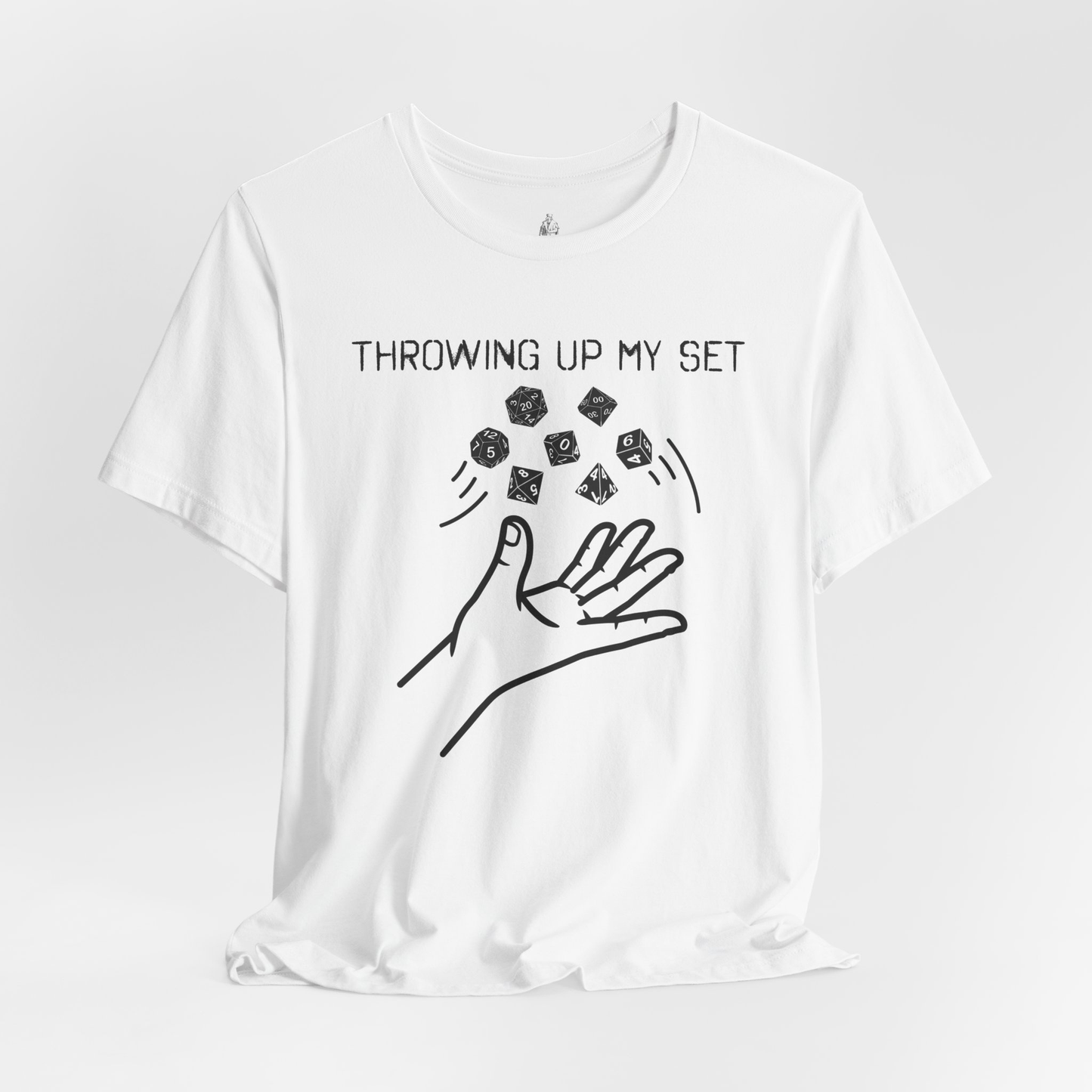 Throwing Up My Set (No Sleeve Design) Unisex Tee