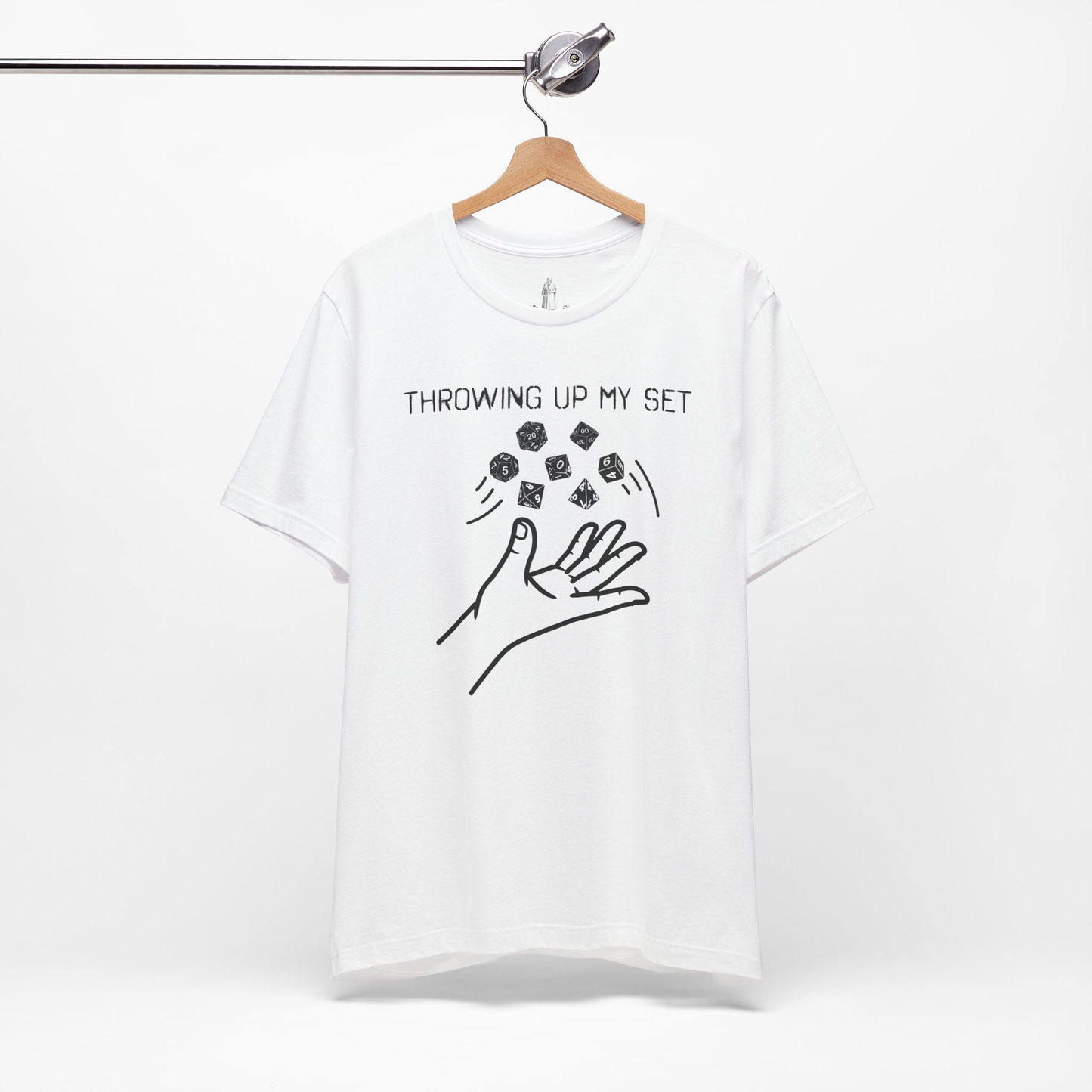 Throwing Up My Set (No Sleeve Design) Unisex Tee