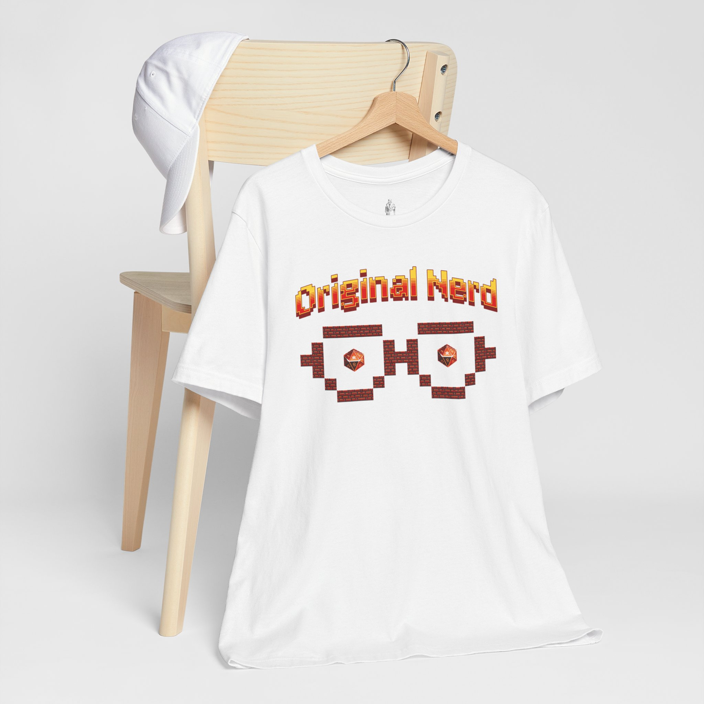 8-bit D20 Original Nerd Unisex Tee
