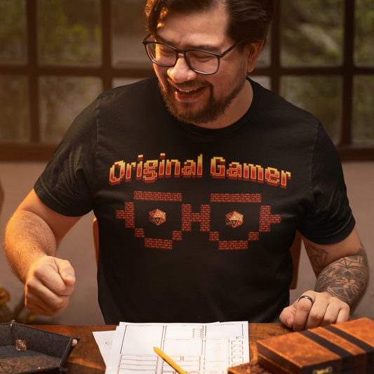 8-bit D20 Original Gamer Unisex Tee