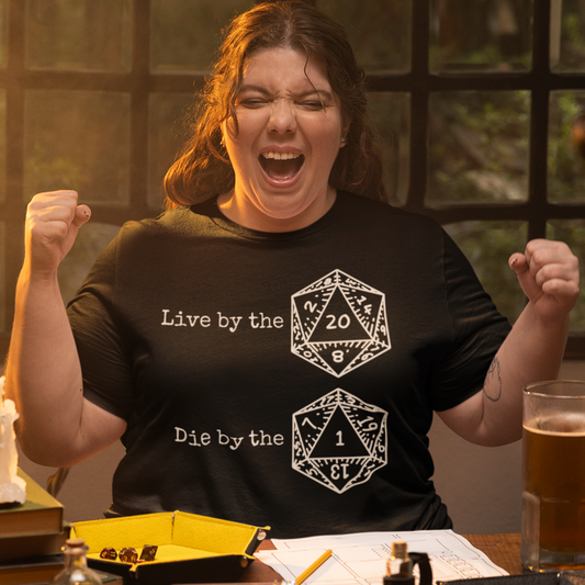 Live And Die By The Dice Unisex Tee