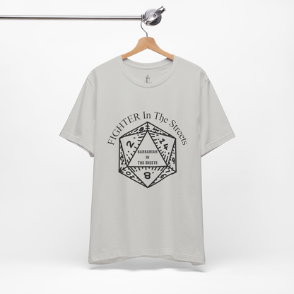 Fighter In The Streets, Barbarian In The Sheets Unisex Tee