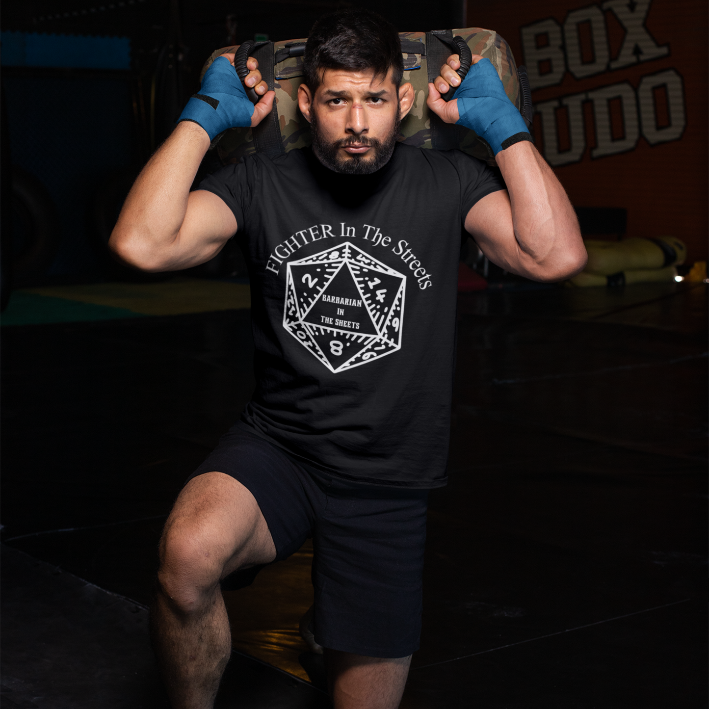 Fighter In The Streets, Barbarian In The Sheets Unisex Tee